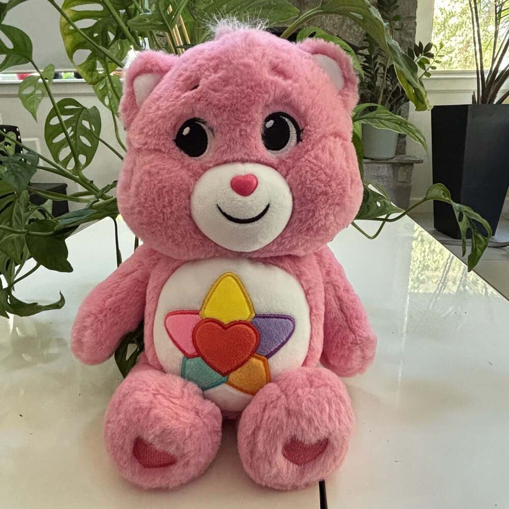 Care Bears True Heart Bear 14 Inch Pink Plush Stuffed Animal